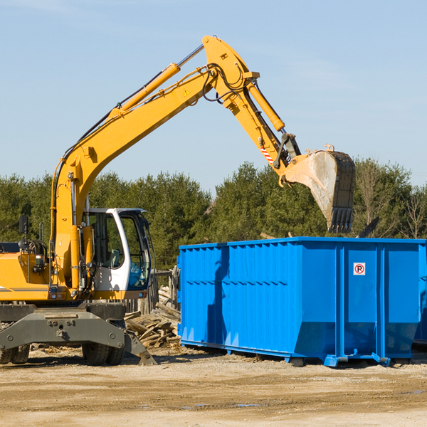 are there any restrictions on where a residential dumpster can be placed in Waukau Wisconsin